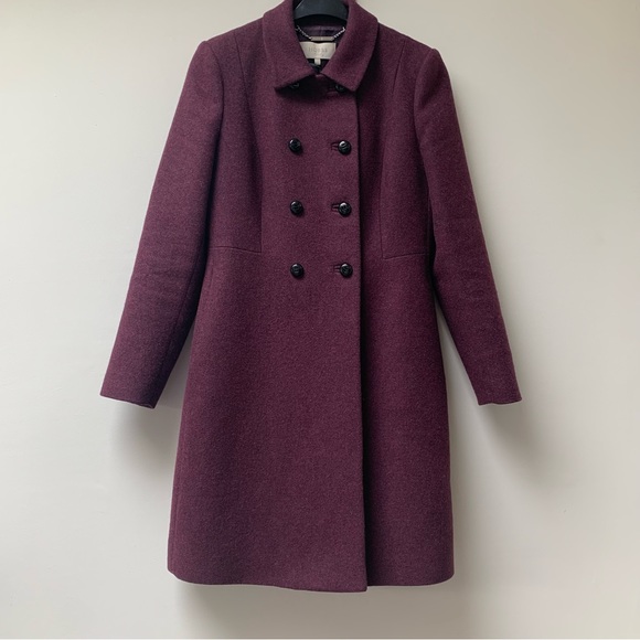 Hobbs Fonda Wool Blend Coat size UK 12 - Picture 6 of 12